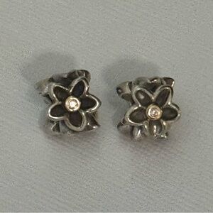 Pandora Two-tone He Loves Me charm with Diamond (790541D) x 2